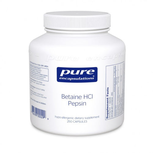 Betaine HCl Pepsin (250 Capsules)