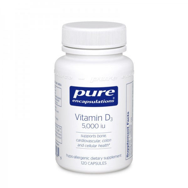 Vitamin D3 125 mcg (5,000 IU)  120 Capsules