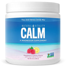 Load image into Gallery viewer, Natural Vitality CALM® Raspberry Lemon Flavor 8oz.