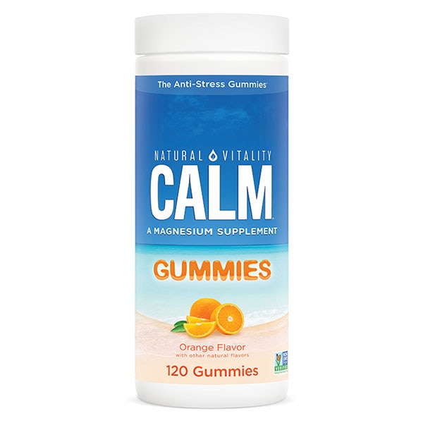 Natural Vitality CALM® Gummies Orange Flavor (120 Gummies)